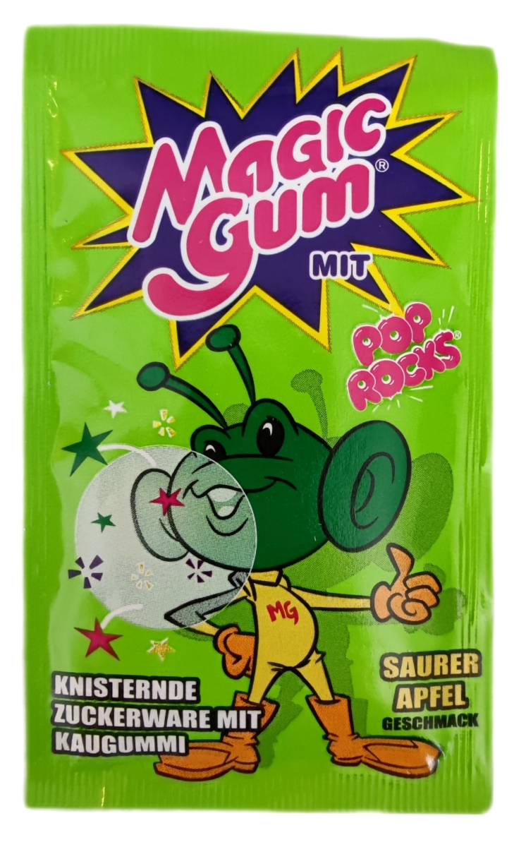 Magic Gum Saurer Apfel - der Kaugummi mit dem Knistereffekt